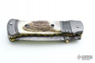 Stag and Damascus Linerlock