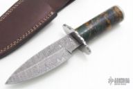 Damascus Drop Point