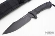 Harsey Model II - Flat Black / Black w/ Nylon Sheath