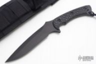 Ares - Flat Black / Black w/ Nylon Sheath