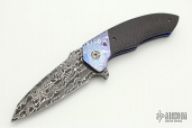 Damascus Linerlock Flipper