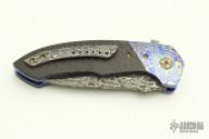 Damascus Linerlock Flipper