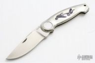 Ivory Scrim Button Lock