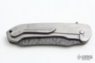 Damascus Framelock Flipper