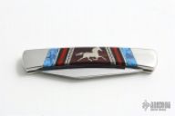 Buck w/ Inlaid Turquoise