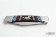 Buck w/ Inlaid Turquoise