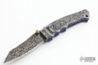 Assisted Damascus Reaper Folder