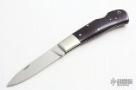 Black Micarta Lockback