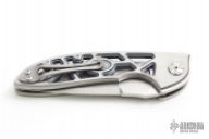 Titanium Framed Button-Lock Flipper