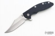 XM-18 Framelock Flipper - 3.5" Bowie Grind w/ Black/Green G10