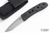 Fer-De-Lance Black Silver Serrated