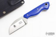 Blue Wharncliffe Fixed Blade