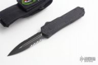 QD Scarab D/E Black Tactical Serrated