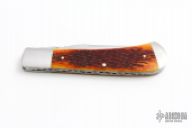 Amber Jigged Recurve Slip Joint