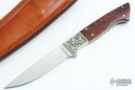 Small Engraved Fixed Blade