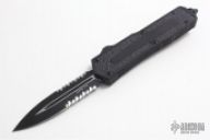 175-2T Scarab D/E - Black Tactical Serrated