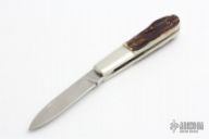 Drop Point Stag Slipjoint