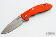 XM-18 Folder - 3" Tumble Finish Slicer / Orange G10 & Tumble