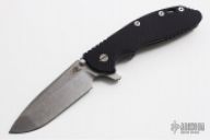 XM-24 Flipper - 4" Tumble Finish Spanto / Black G10 & Bead Blast