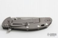 XM-24 Flipper - 4" Tumble Finish Spanto / Black G10 & Bead Blast
