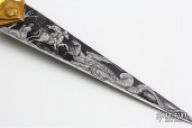 Vintage Etched Dagger