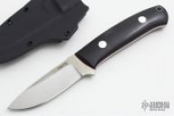 Drop Point Hunter - Black Paper Micarta