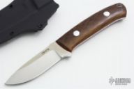 Drop Point Hunter - Brown Canvas Micarta