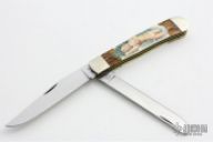 Trapper with Color Scrimshaw