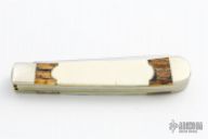 Trapper with Color Scrimshaw