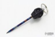 Black Skull Keychain Prick