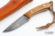 Damascus Lyle Style Fixed Blade