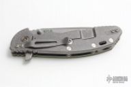 XM-24 Flipper - 4" Tumble Finish Spanto / OD Green G10 & Tumble