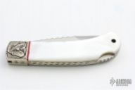 Engraved Pearl Lockback