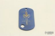 Titanium Dogtag #0122 w/ Ball Chain