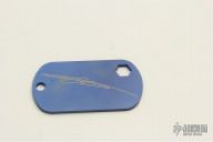 Titanium Dogtag #0122 w/ Ball Chain