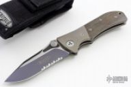 MTX2 D/A Green Canvas 2 Tone Serrated