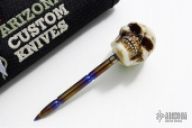 Stubby Titanium Skull Spike