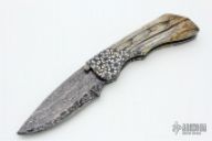 Mammoth Damascus Linerlock