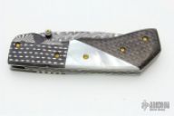Damascus Linerlock