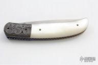 Damascus and Pearl Linerlock