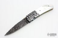 Damascus and Pearl Linerlock