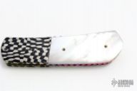 Damascus and Pearl Linerlock