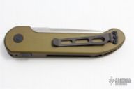 UMS Green Handle Stonewash Serrated #0844 05/2003