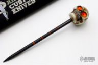 CLEARANCE Carbon Fiber Skull Spike w/GITD