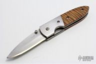 Linerlock Folder Tiger Maple
