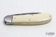 Damascus and Ivory Rounder