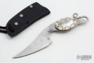 Carved Pearl Art Neck Knife