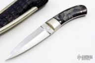 Boot Knife w/ Scrimshaw