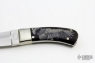 Boot Knife w/ Scrimshaw