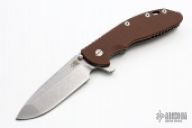 XM-24 Flipper - 4" Tumble Finish Spanto / Brown G-10 - CLONE 3/20/2013